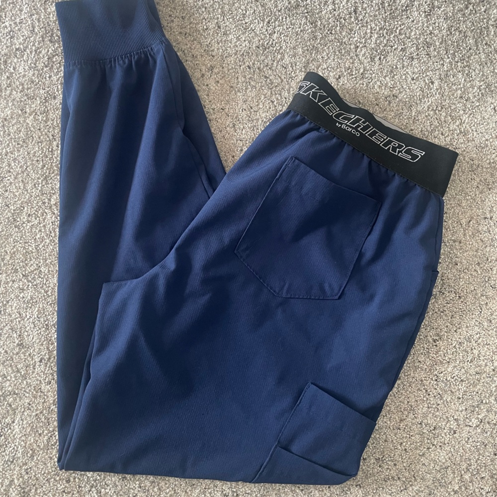 Sketchers Navy Jogger Scrub Bottom